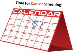 Time for cancer screening_Clipart library & CPD